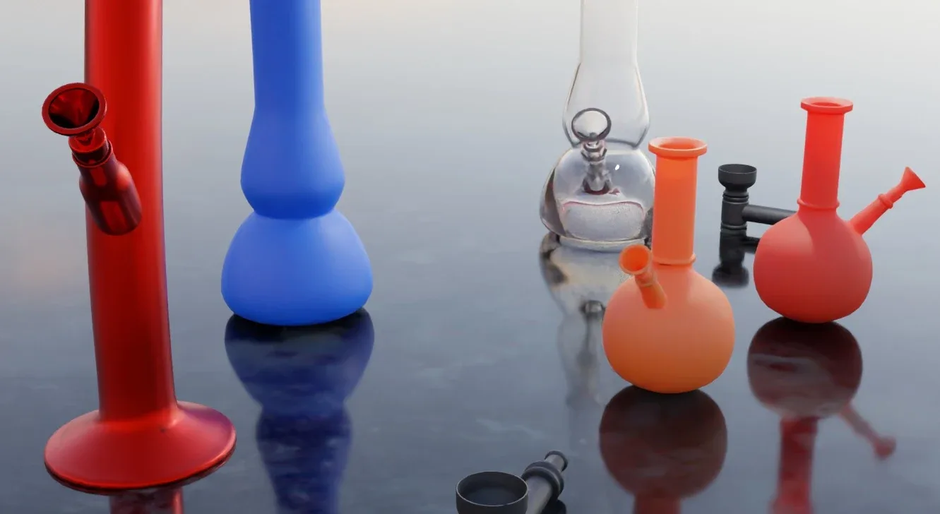 Bongs 3D Model Collection