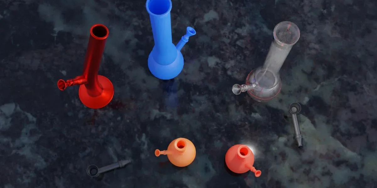 Bongs 3D Model Collection