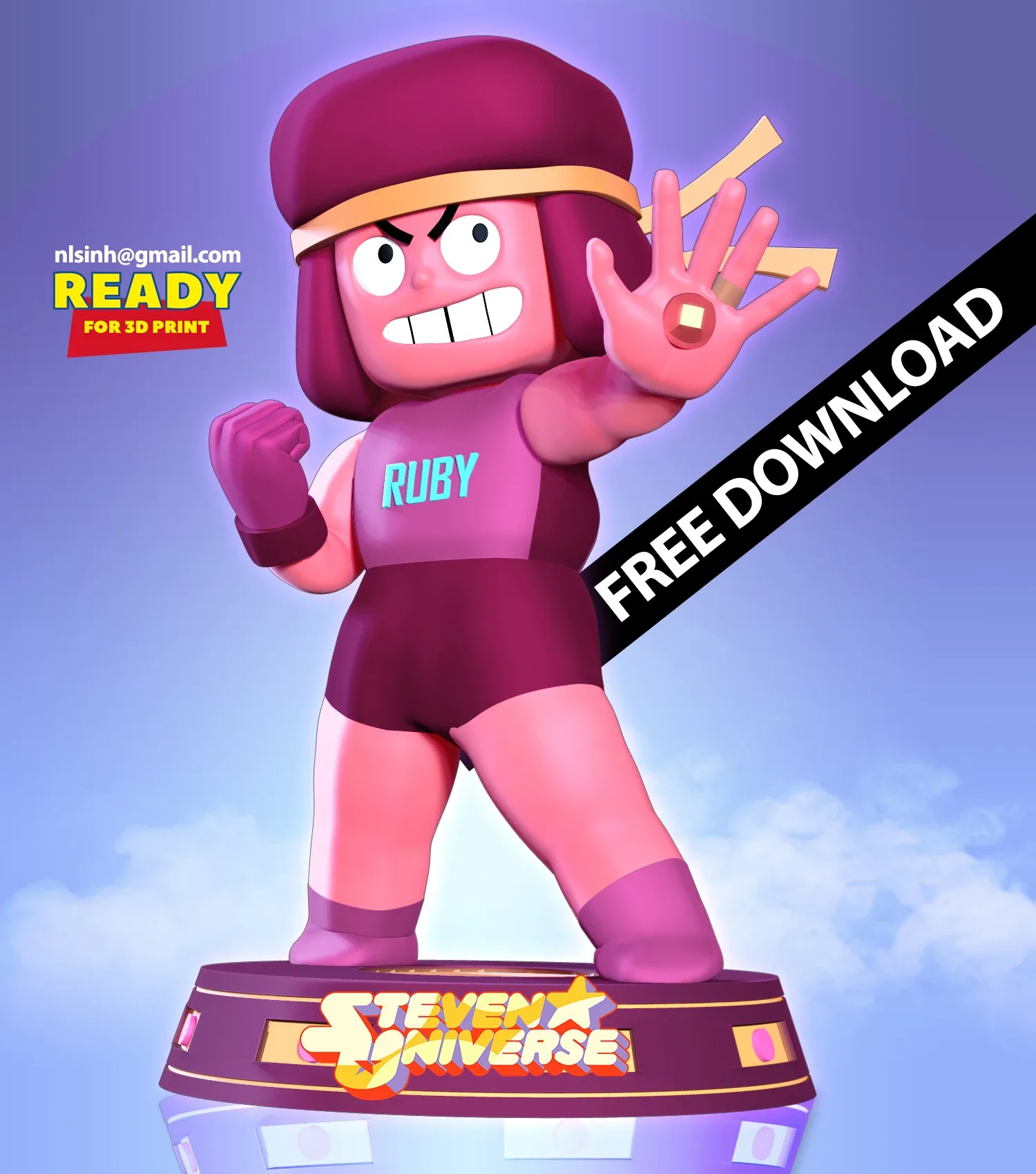 Ruby - Steven Universe - FlippedNormals