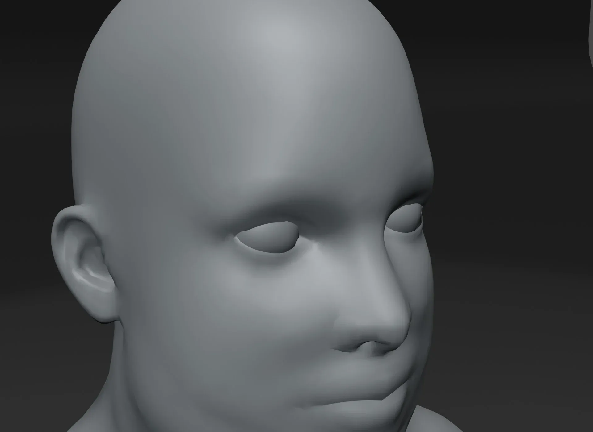 Fat Human Body Base Mesh 3D Model Family Pack 20k Polygons