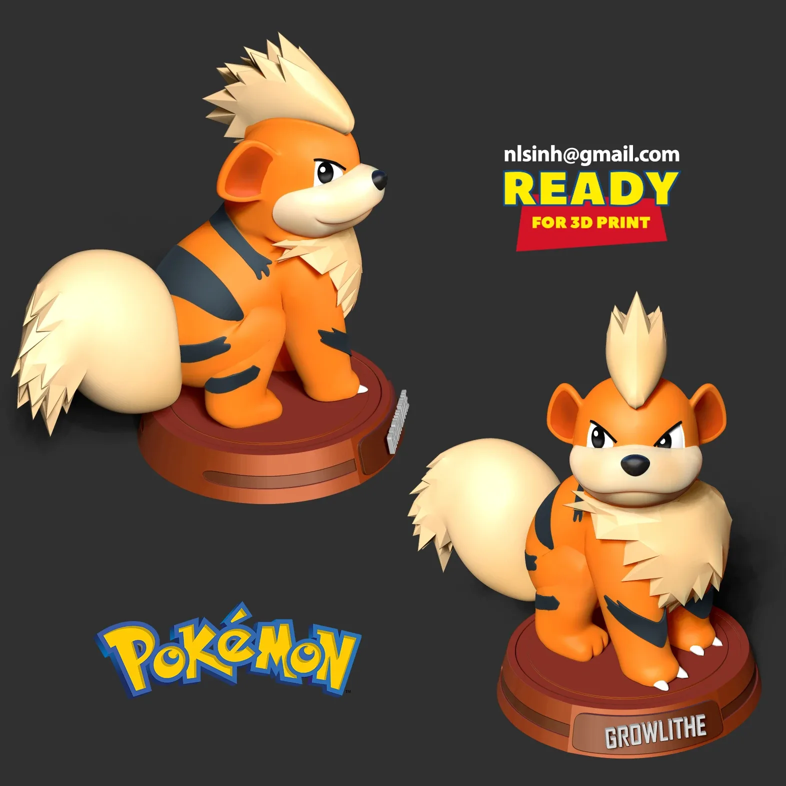 Growlithe - Pokemon Fanart