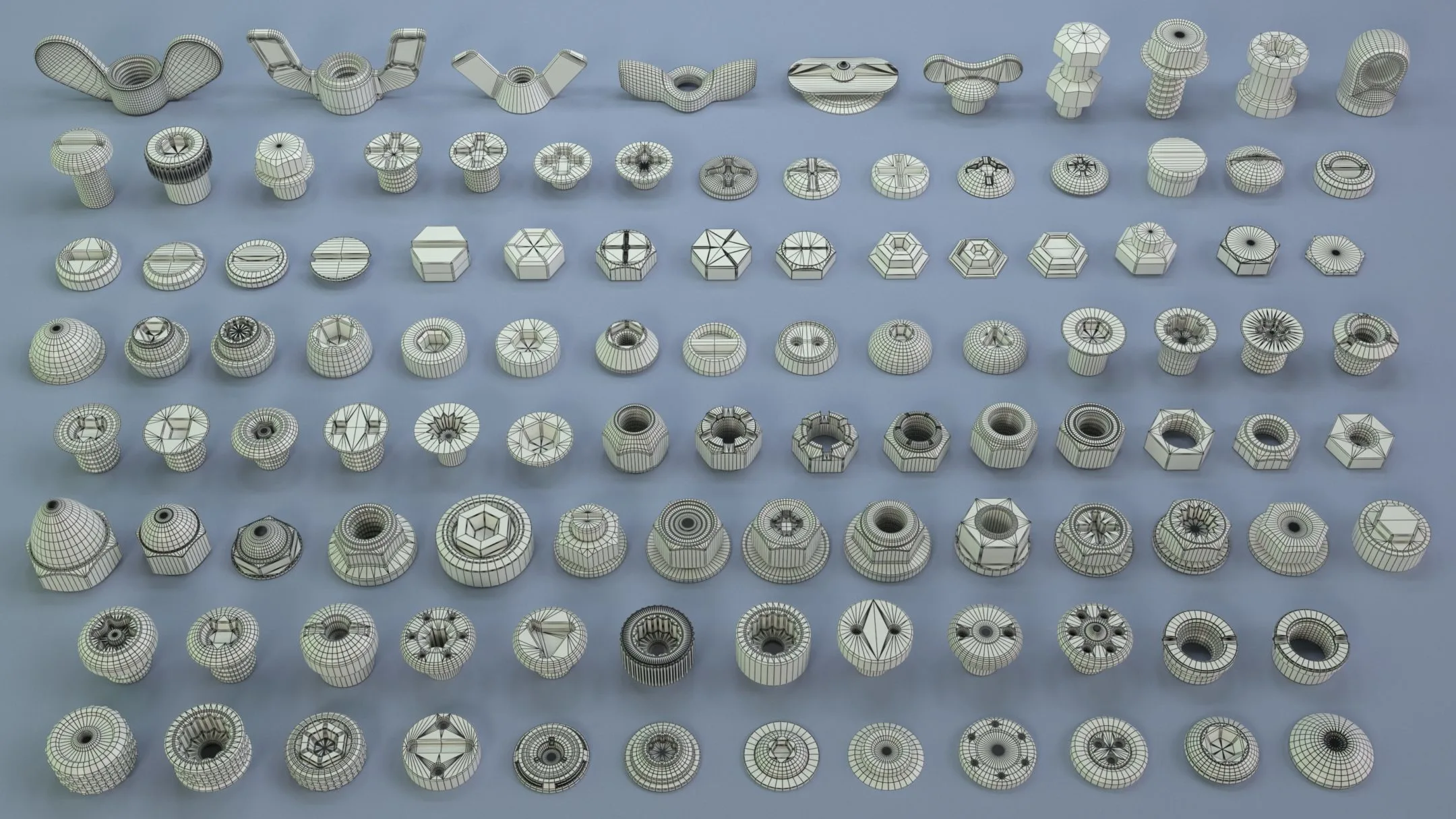 Bolts Collection - 108 pieces