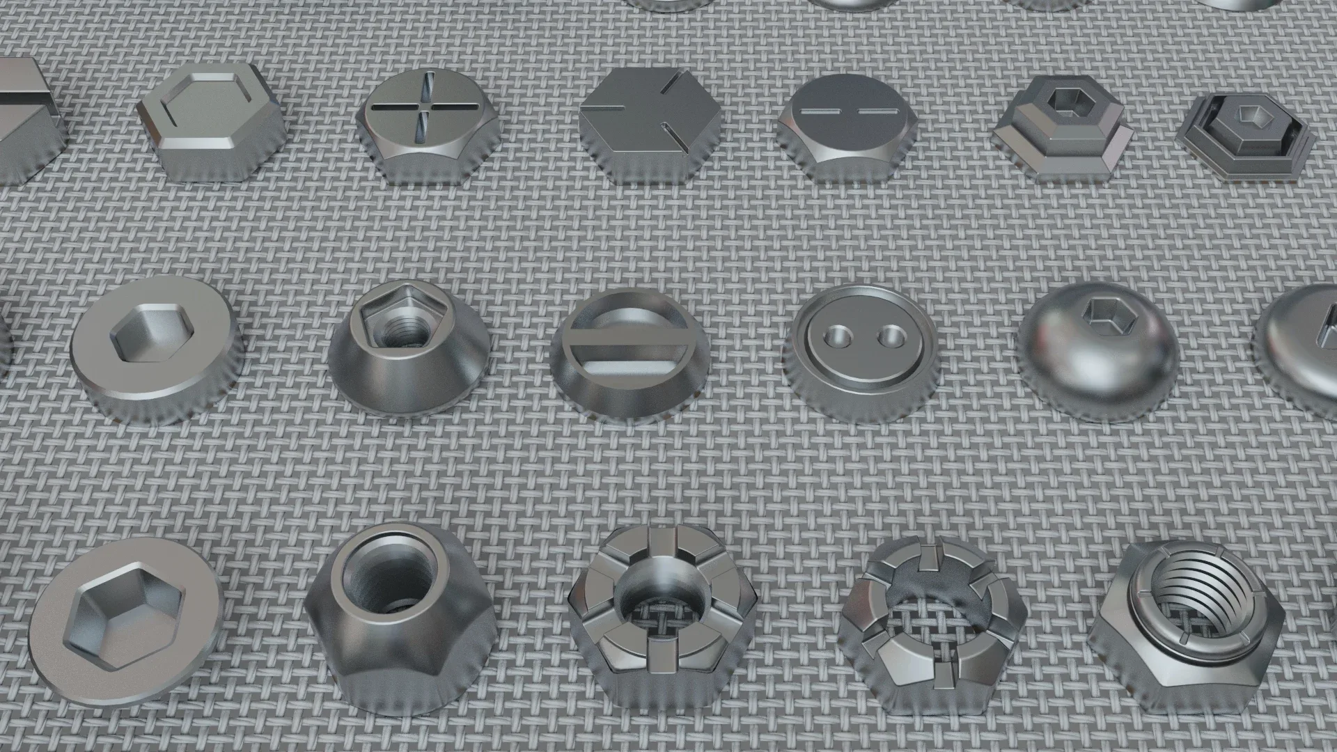 Bolts Collection - 108 pieces