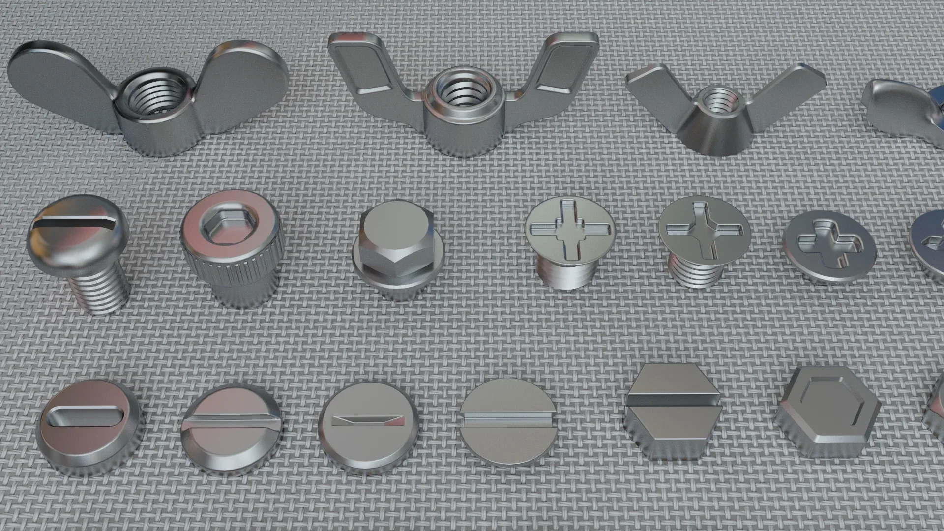 Bolts Collection - 108 pieces