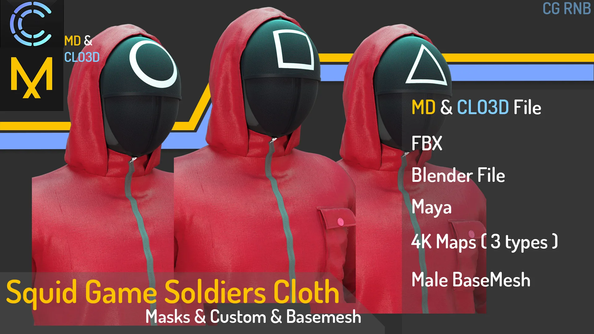 Squid game soldier cloth