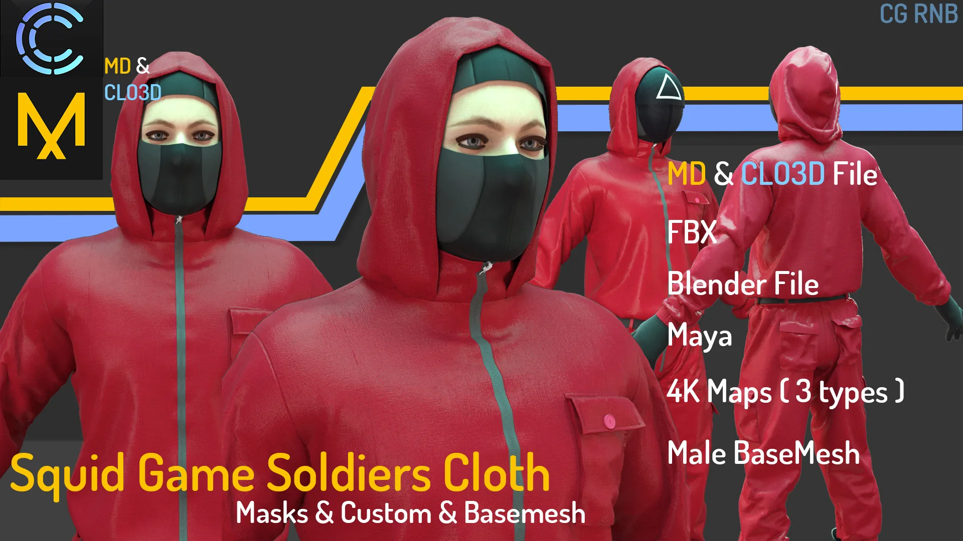 Squid game soldier cloth