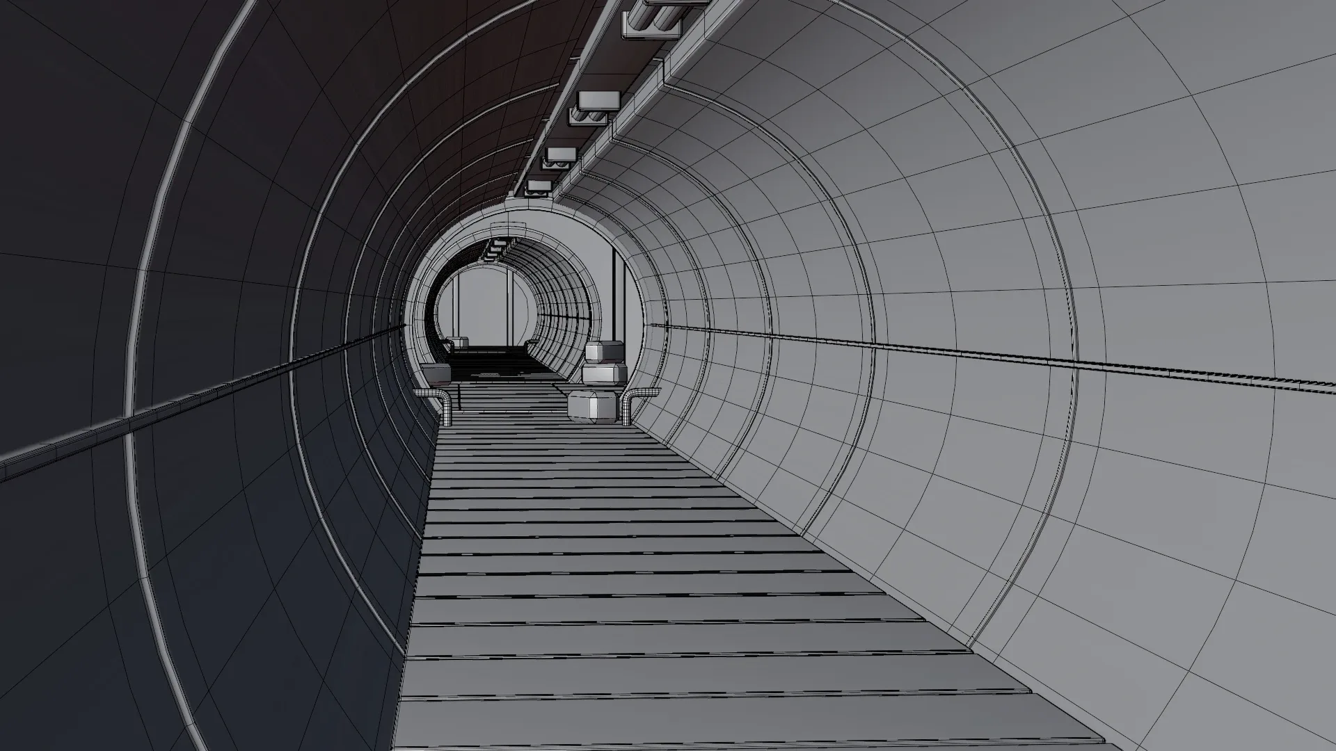 Sci-Fi Tunnel (Blender Eevee)