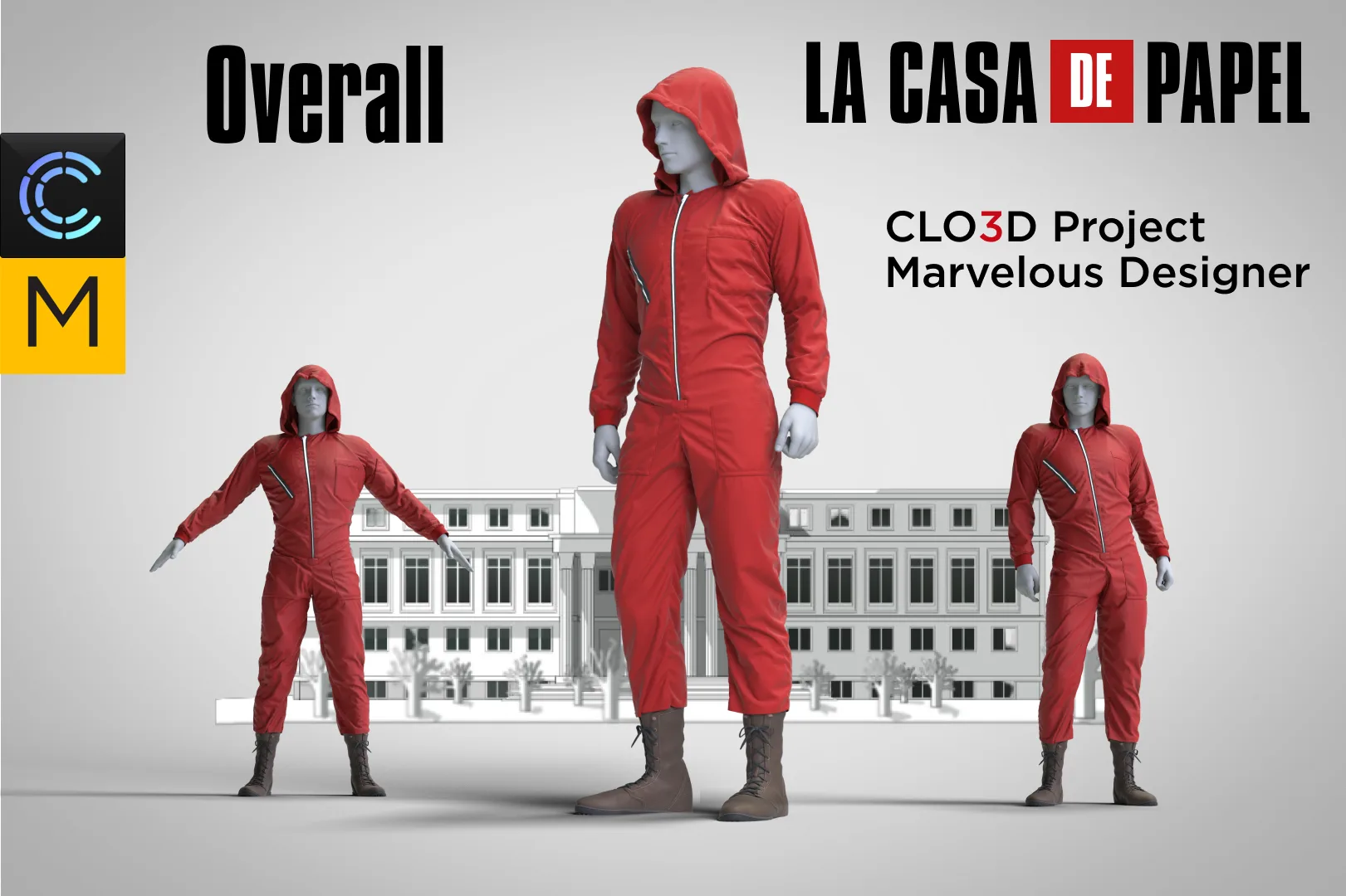 Red overall La Casa De Papel