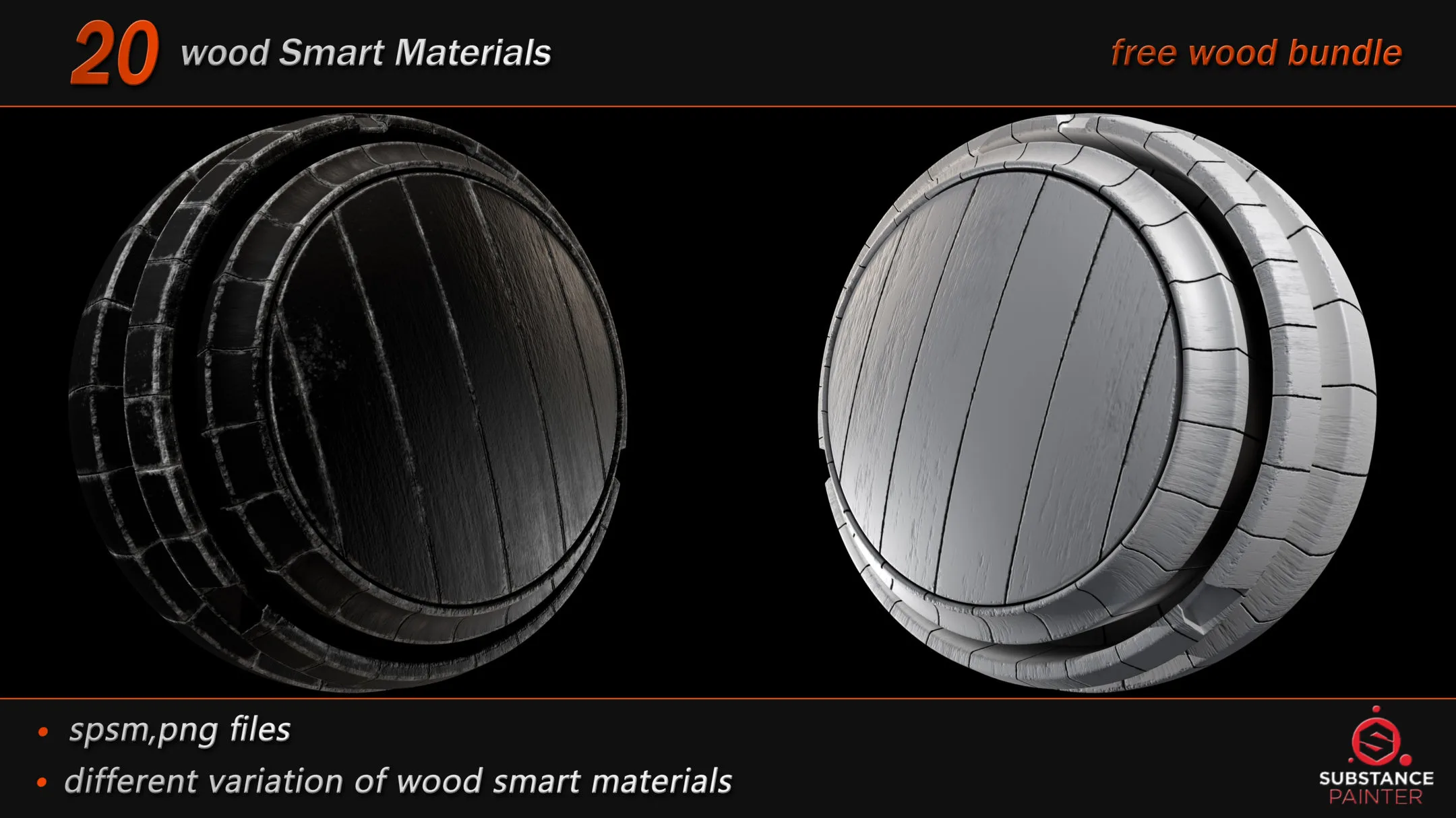 20 High Quality wood Smart Material Bundle (Free Bundle)