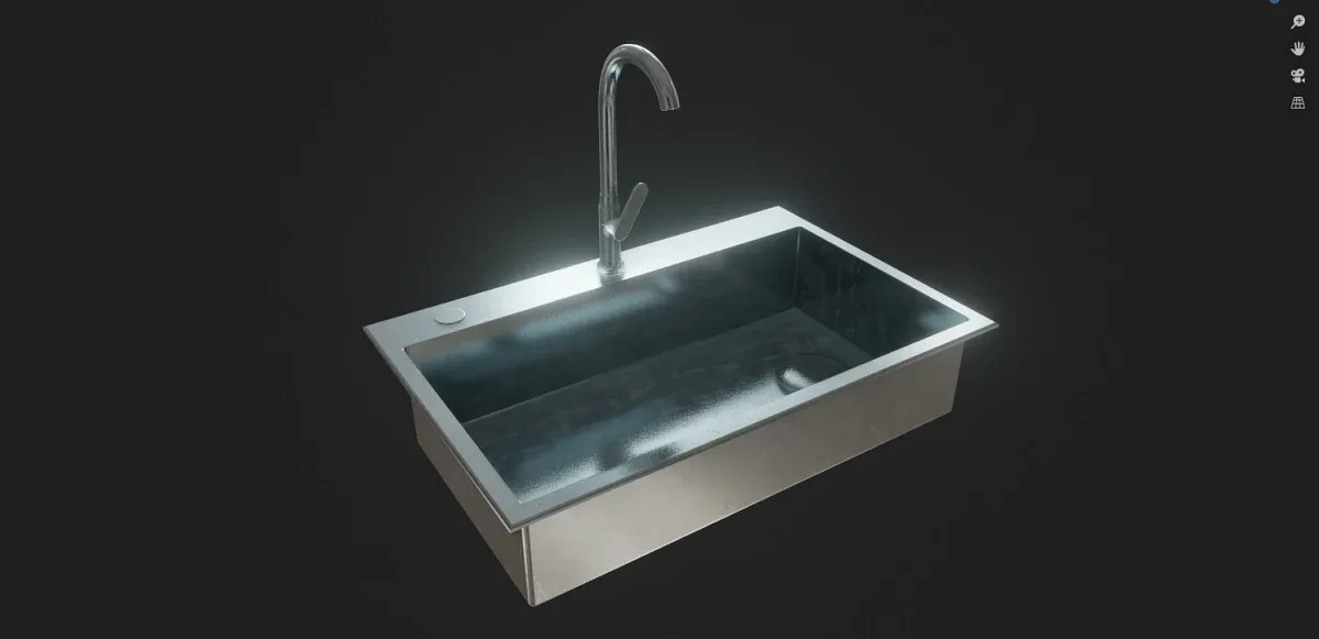 Kitchen Sink 3D Model