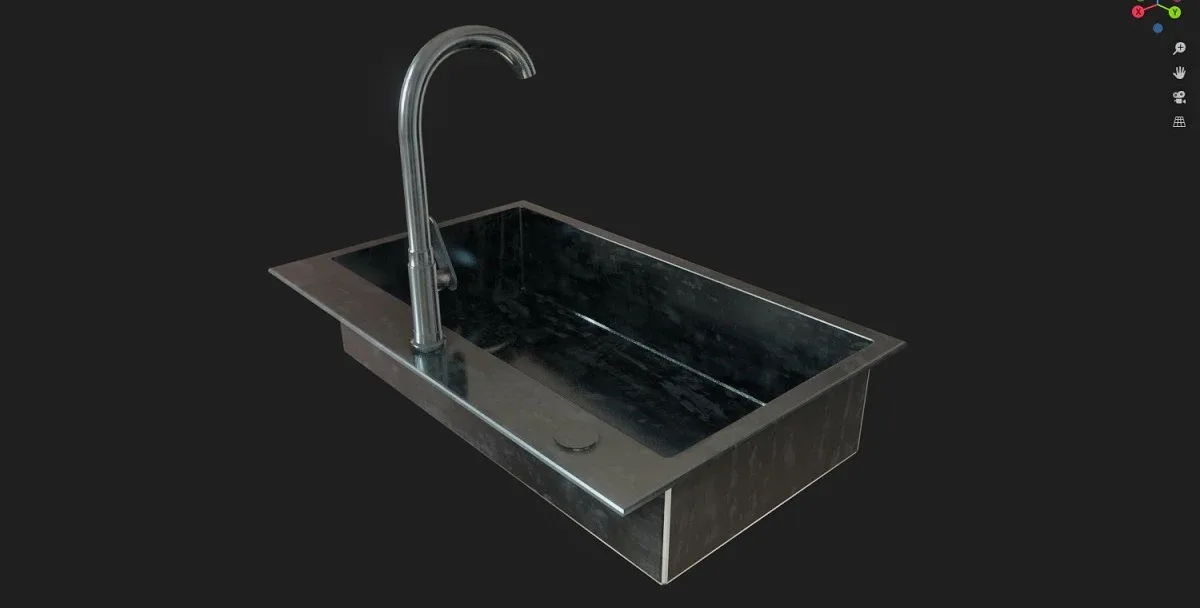 Kitchen Sink 3D Model