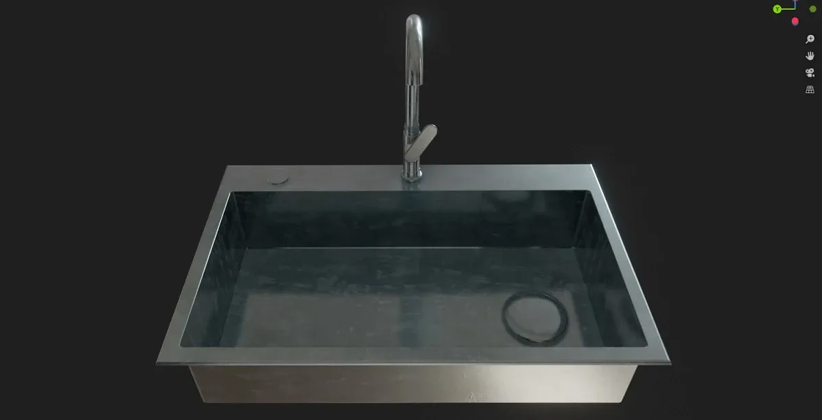 Kitchen Sink 3D Model