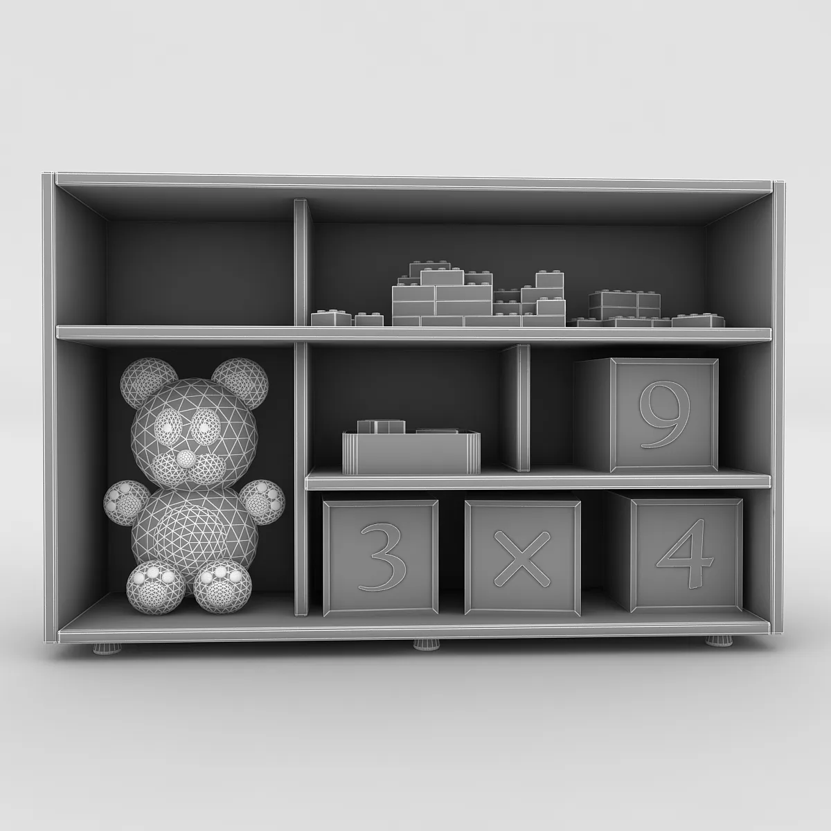 3D Child Room Closet