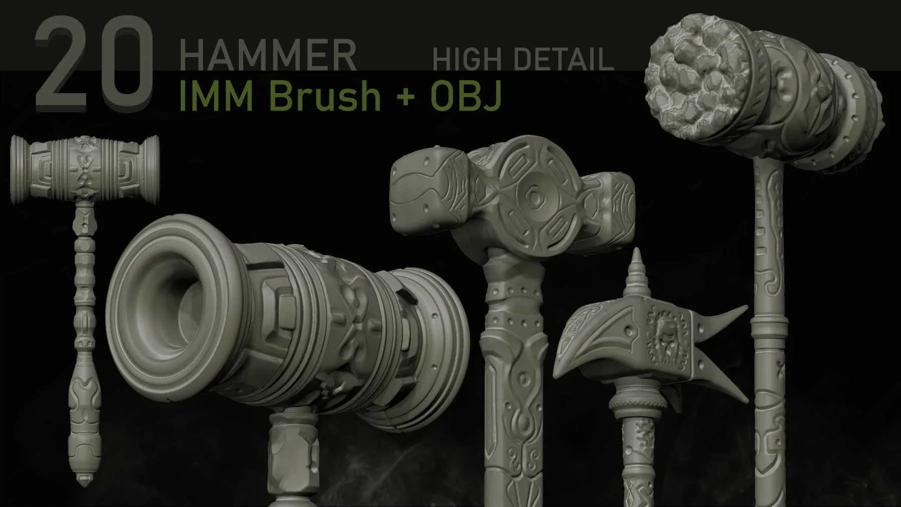 20 high detail hammers vol1