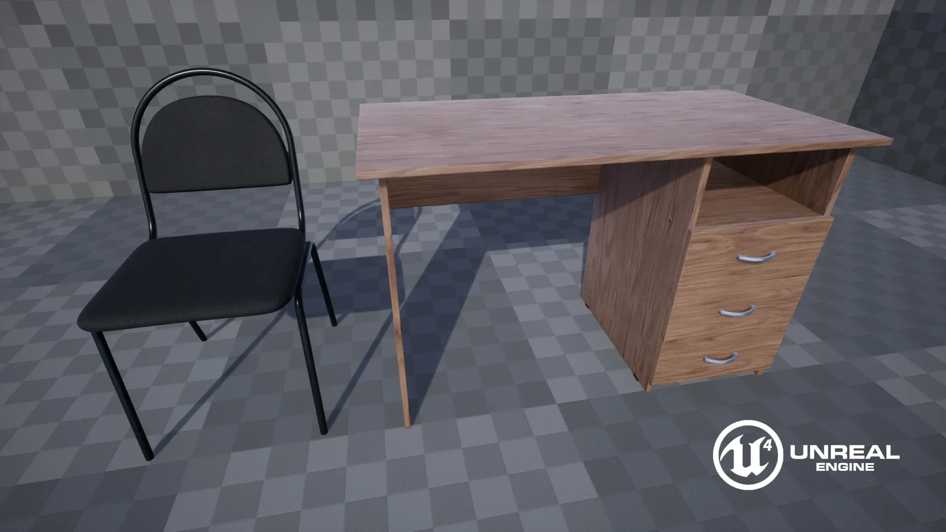 Desk and Chair