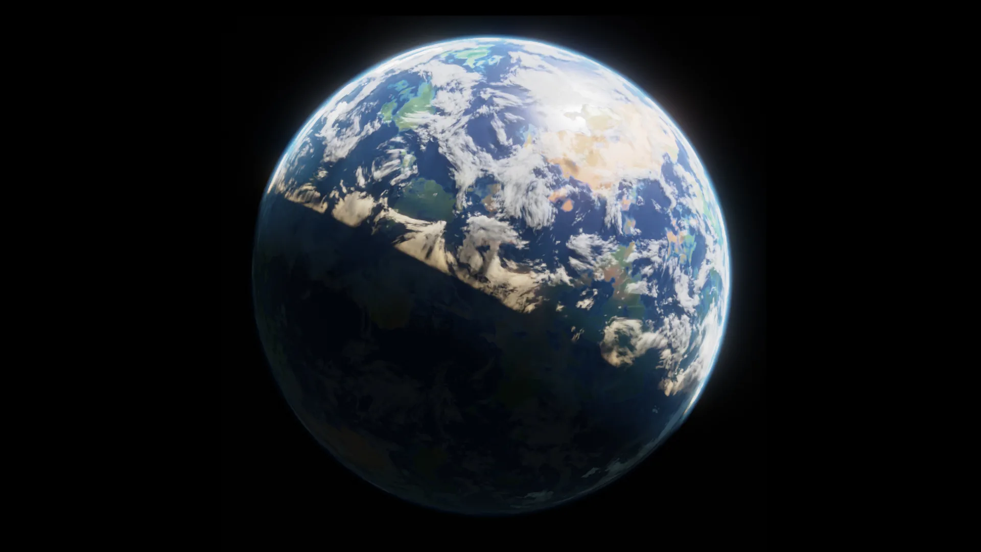 Procedurally Generated Planets in Blender