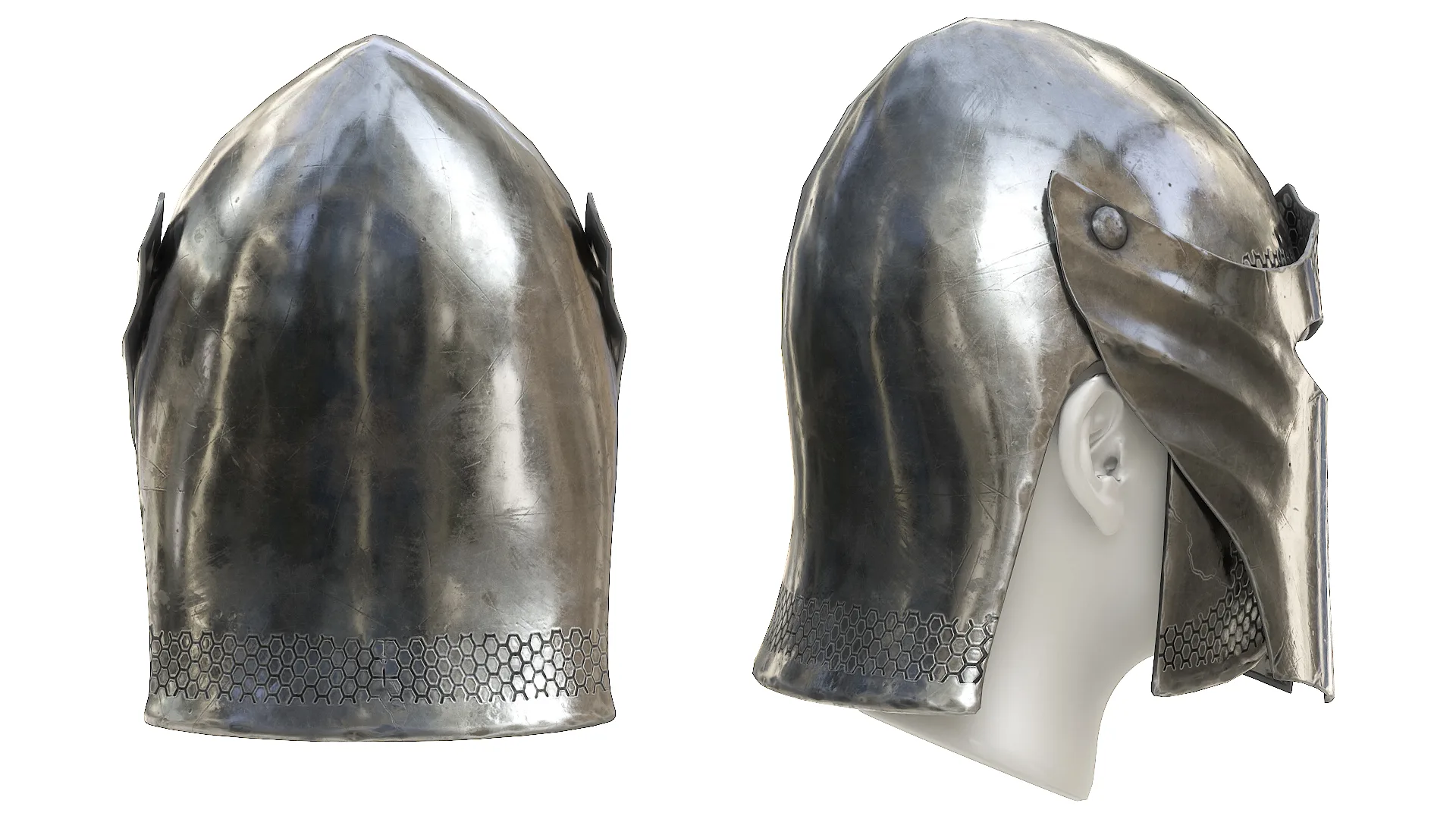 Armor Barbuta Helmet