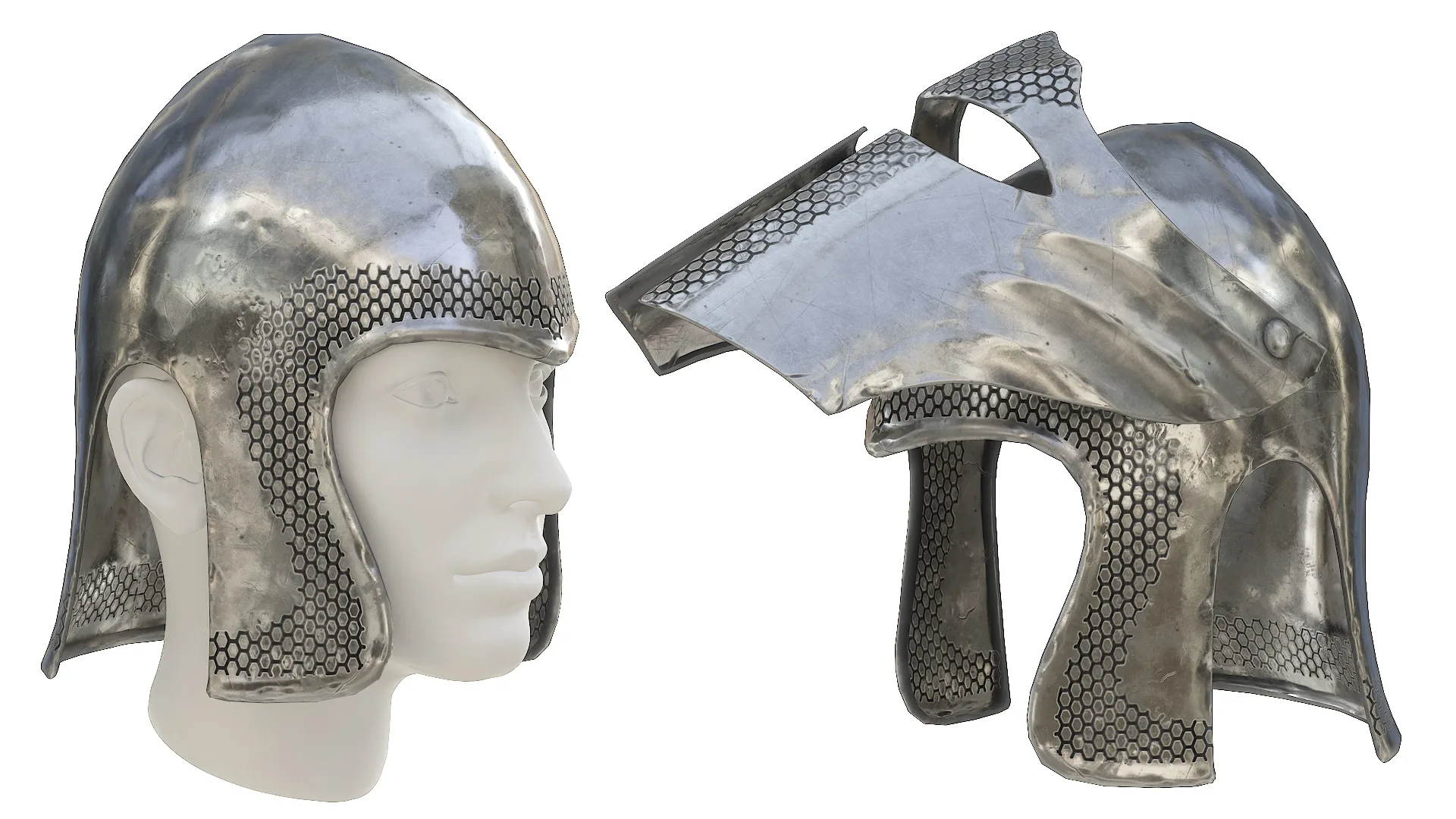 Armor Barbuta Helmet