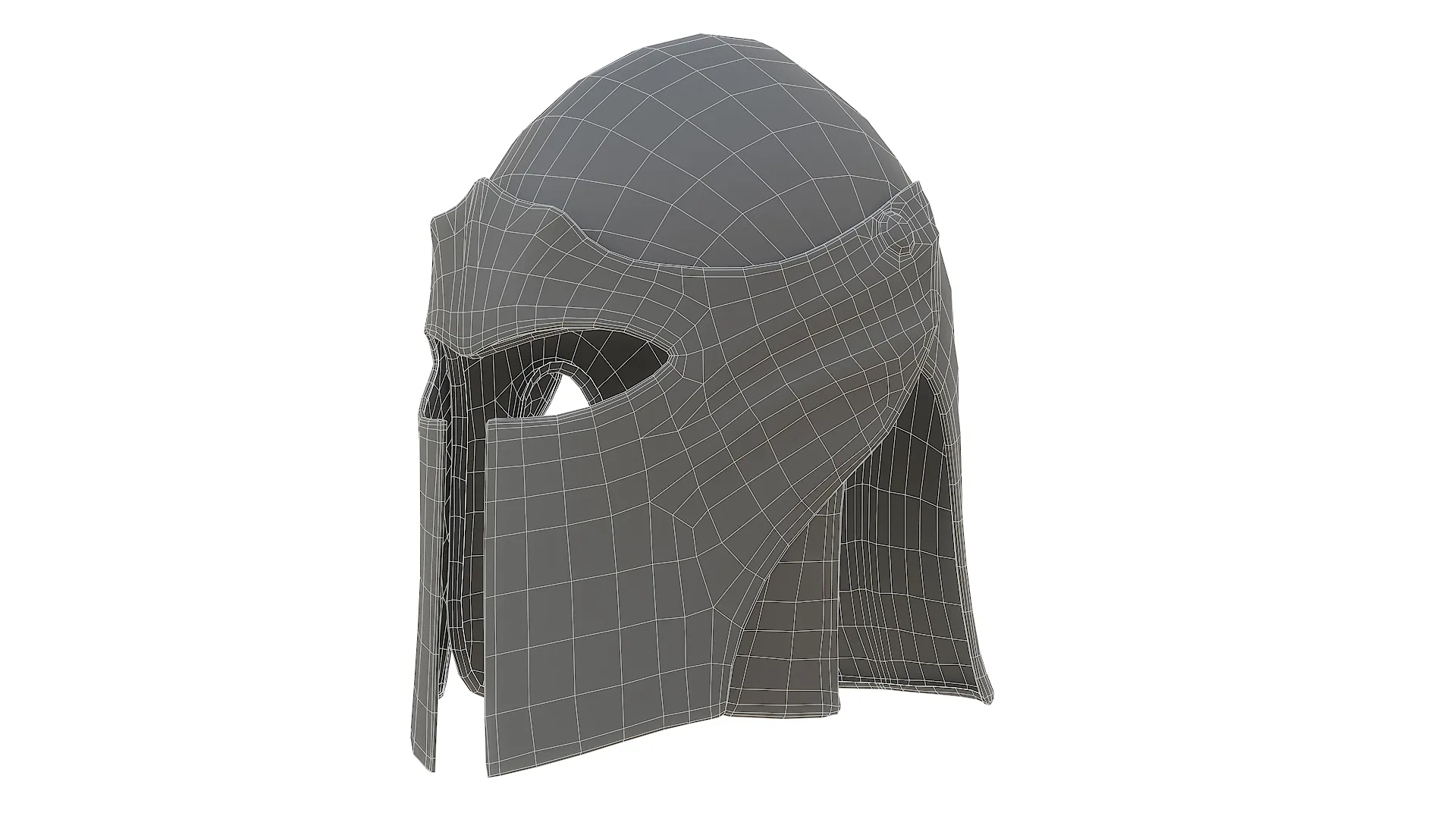 Armor Barbuta Helmet