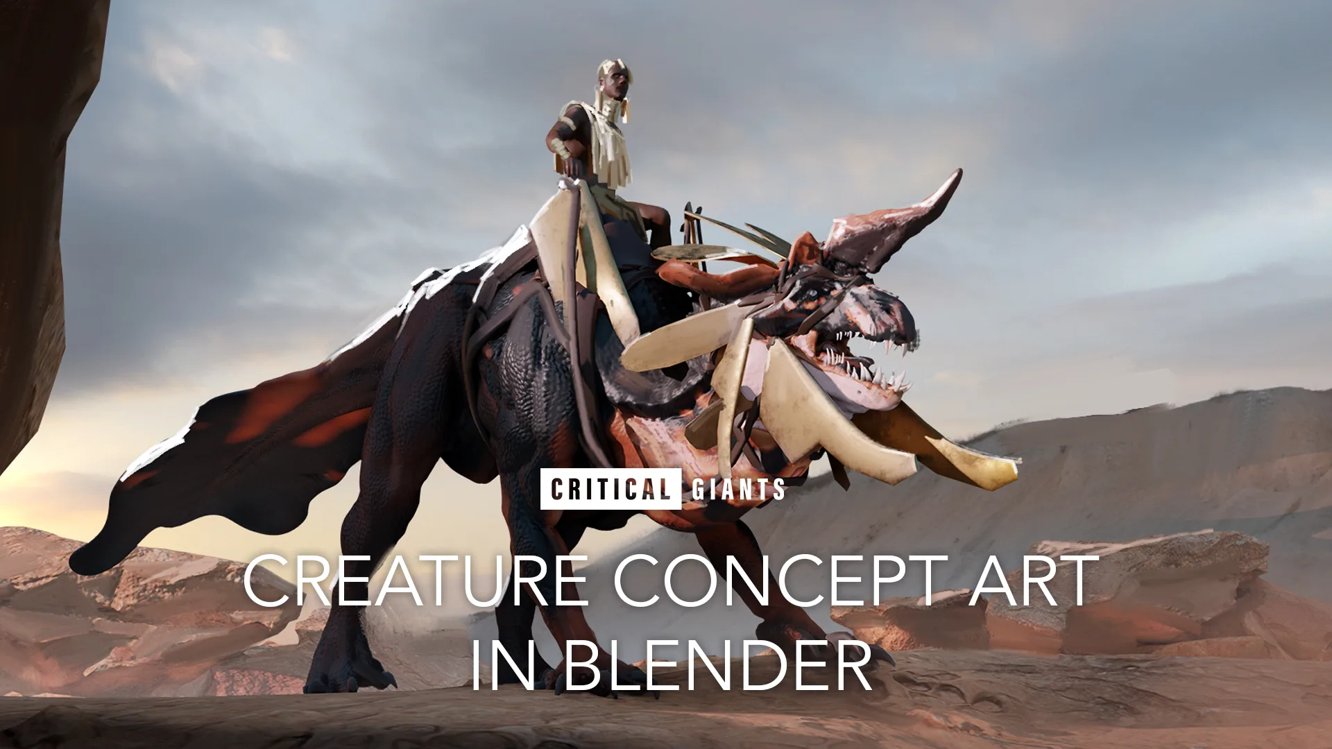 Creature Concept Art In Blender