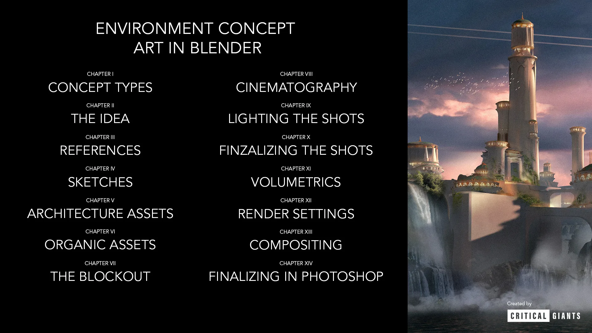 Environment Concept Art In Blender