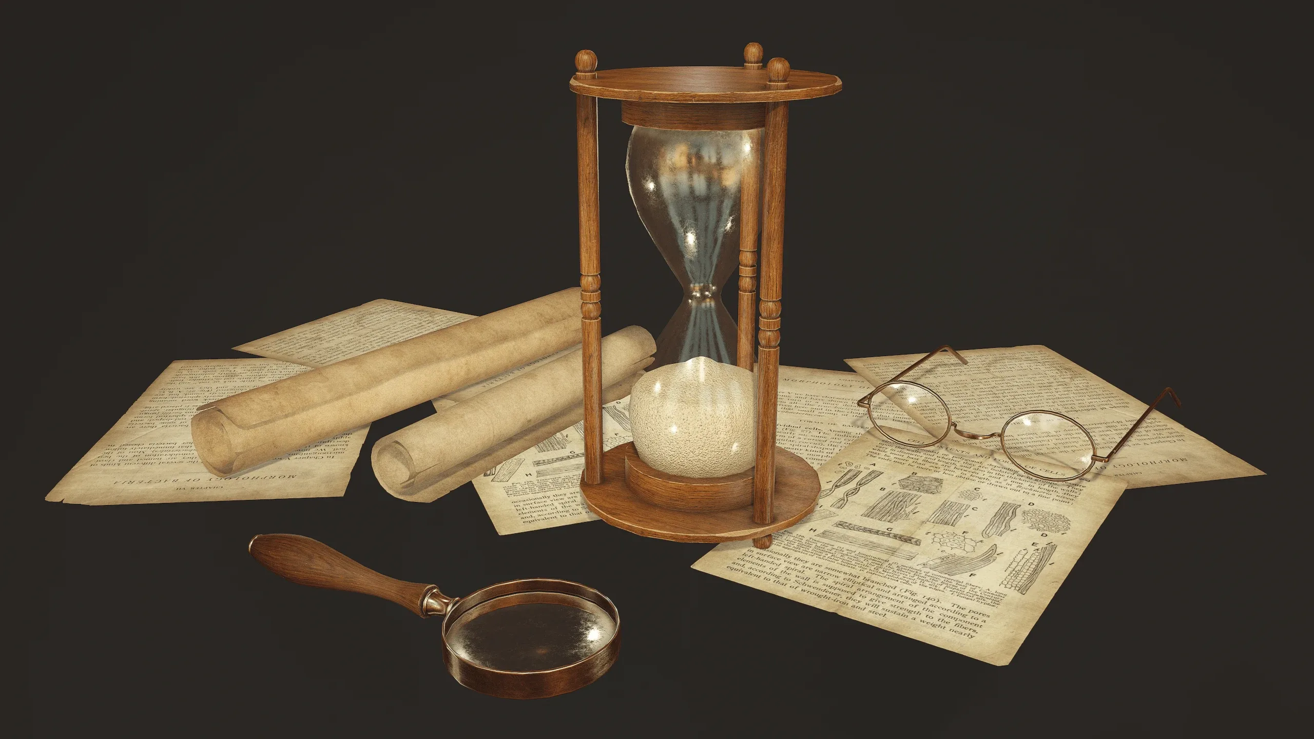 Victorian Props set - PBR Game Ready