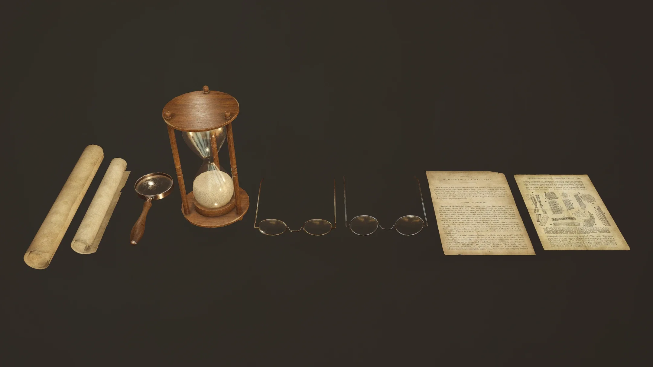 Victorian Props set - PBR Game Ready