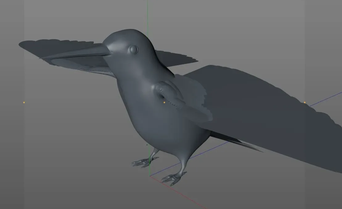 Humming bird 3d model