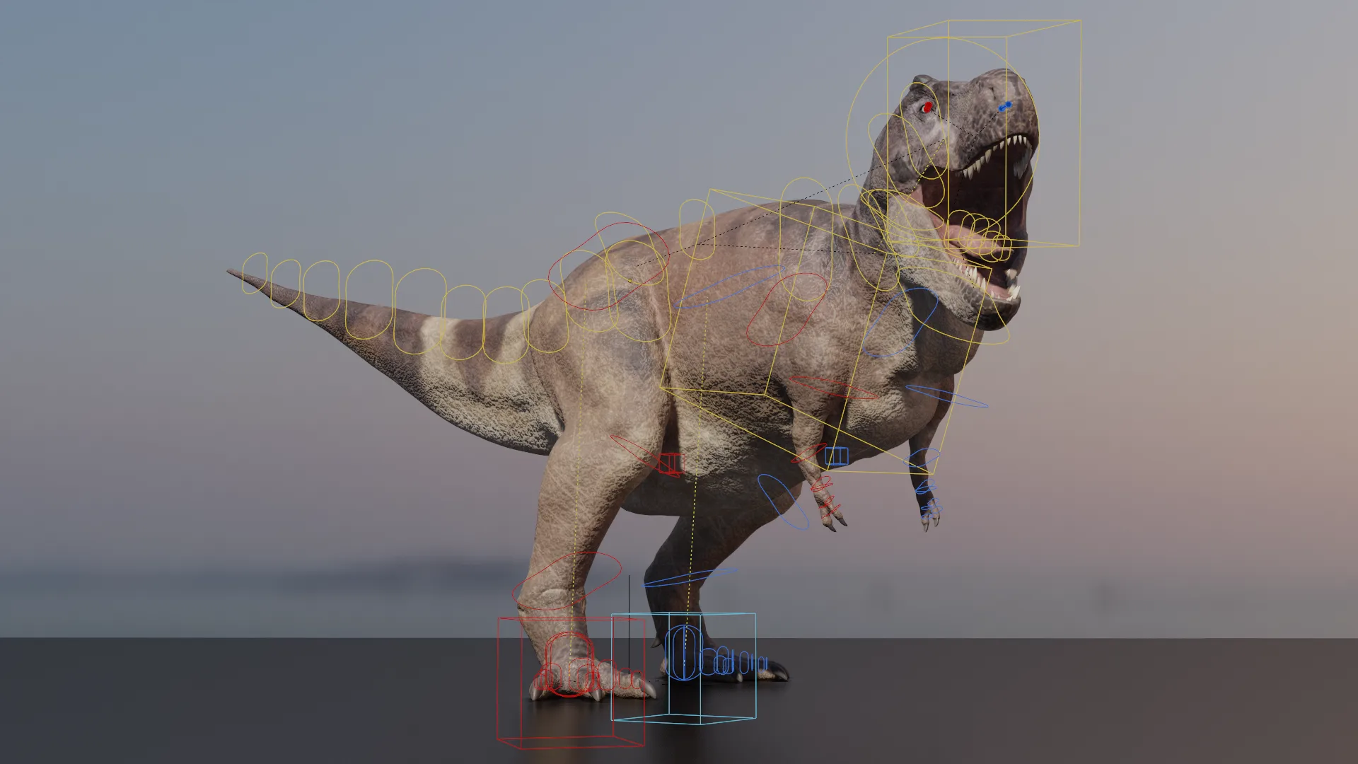 Production Ready T-Rex In Blender