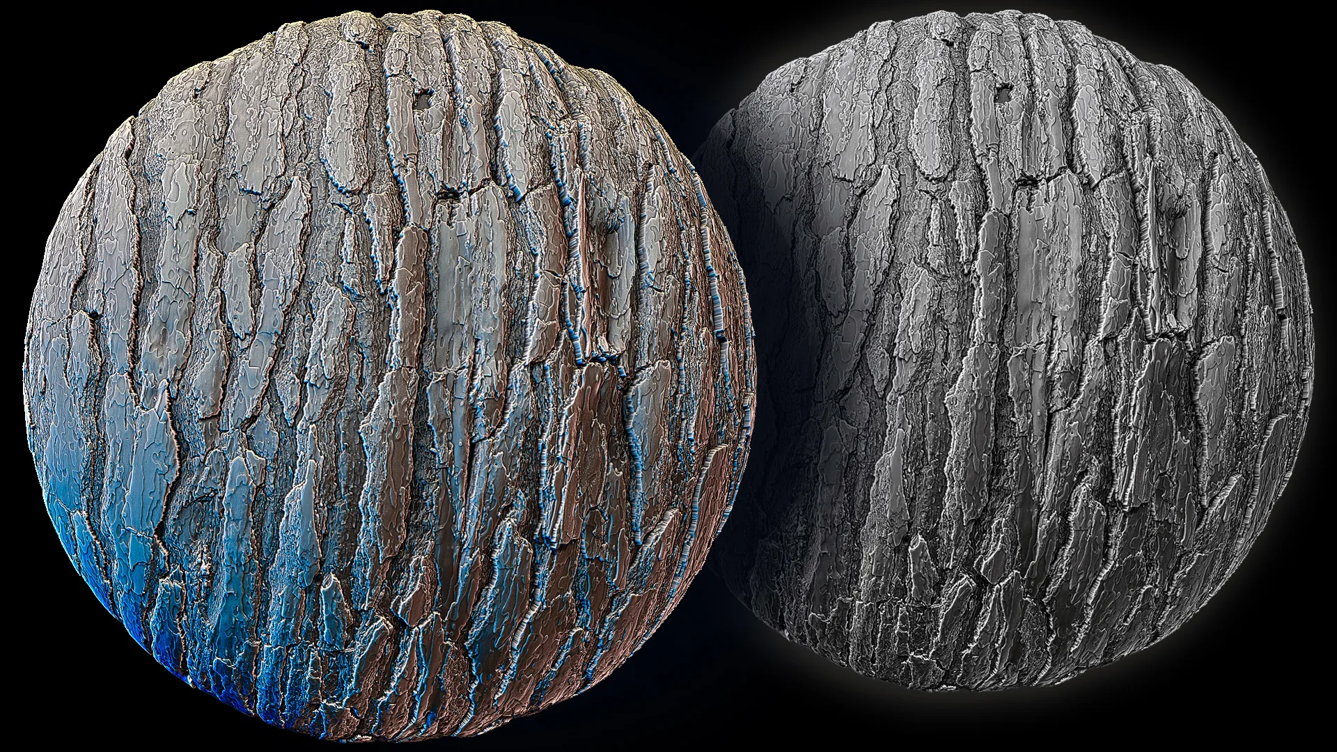 Ultra HQ Tree Bark Sculpt Seamless Zbrush brushes + Alphas (Blender, Substance, Mudbox, etc.) Vol.1