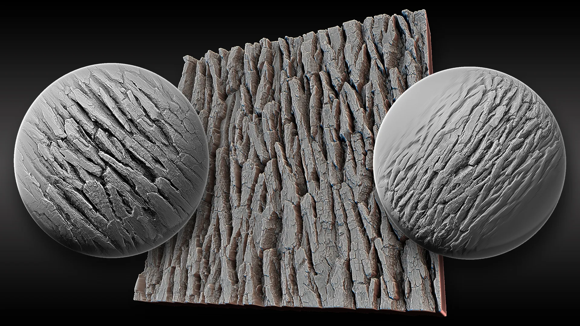 Ultra HQ Tree Bark Sculpt Seamless Zbrush brushes + Alphas (Blender, Substance, Mudbox, etc.) Vol.1