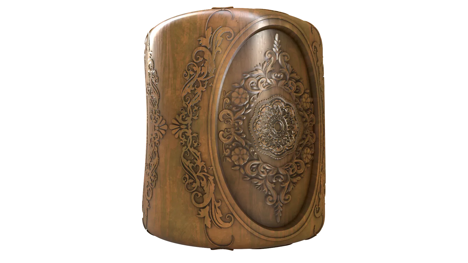 Carved Wood Pattern Material pack