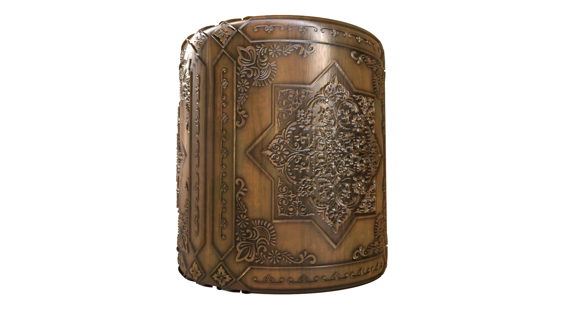 Carved Wood Pattern Material pack