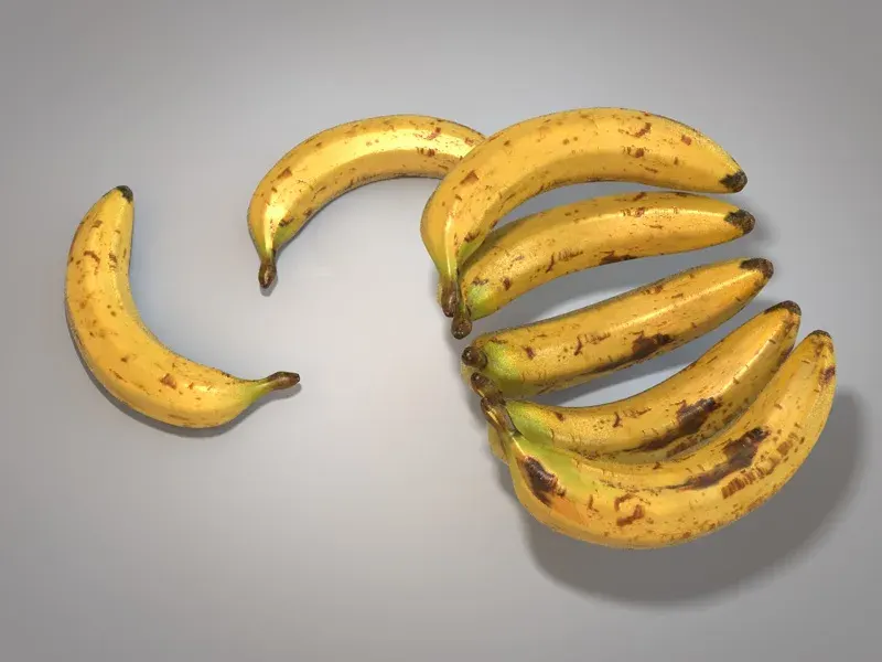 Banana 3d model
