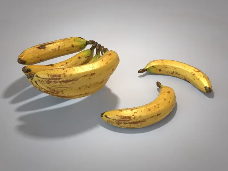 Banana 3d model