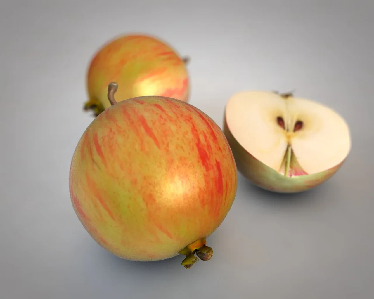 Crab apples 3d model