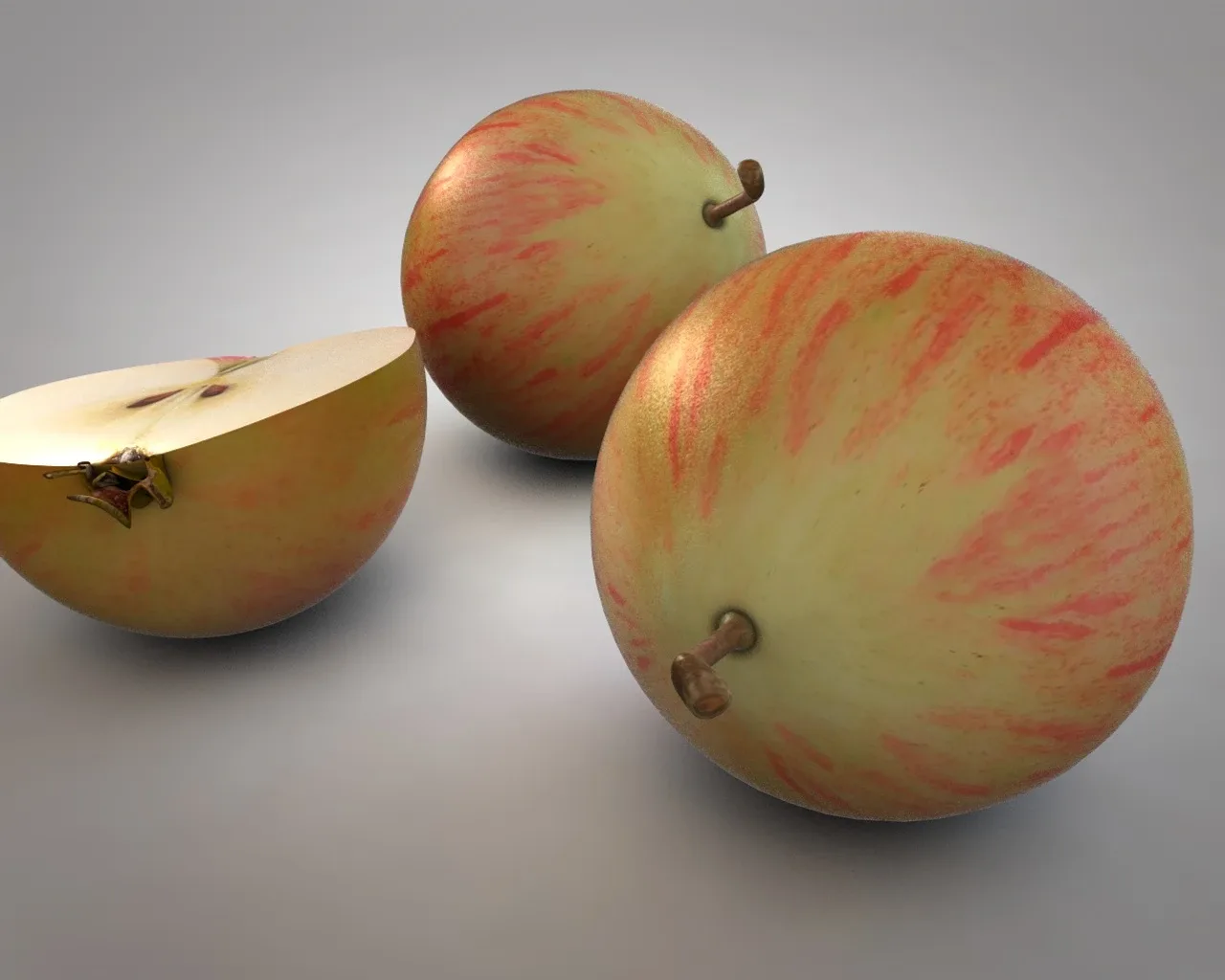 Crab apples 3d model