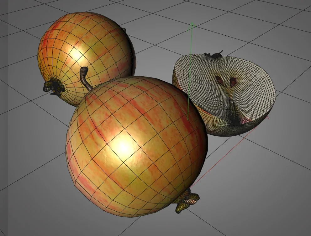 Crab apples 3d model