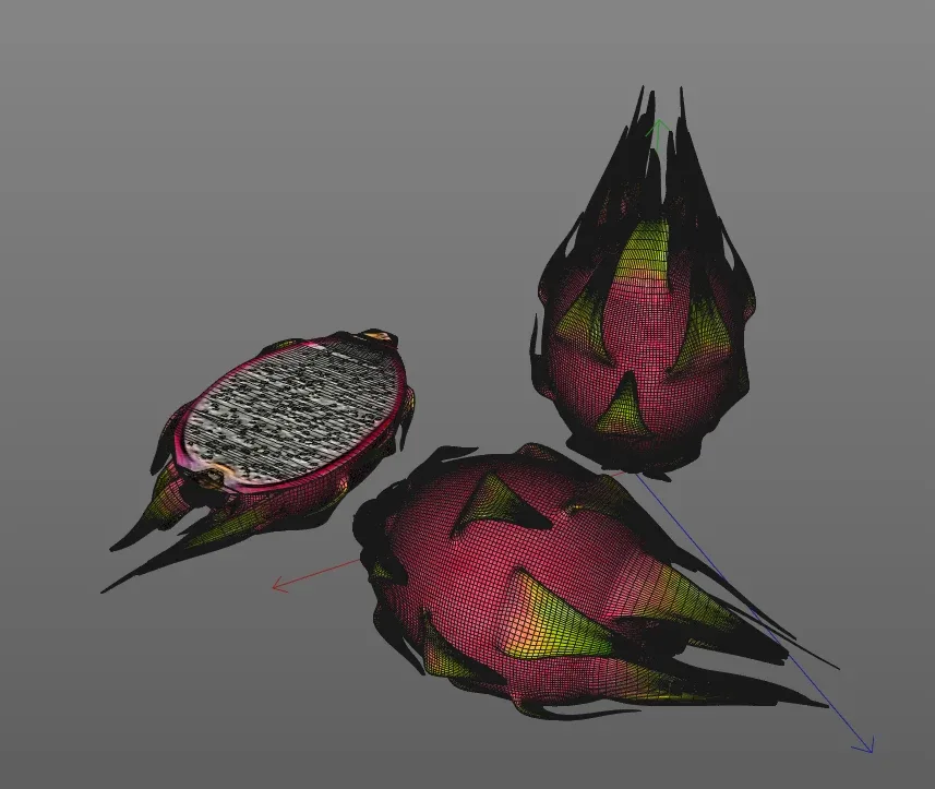 Dragon Fruit 3d model