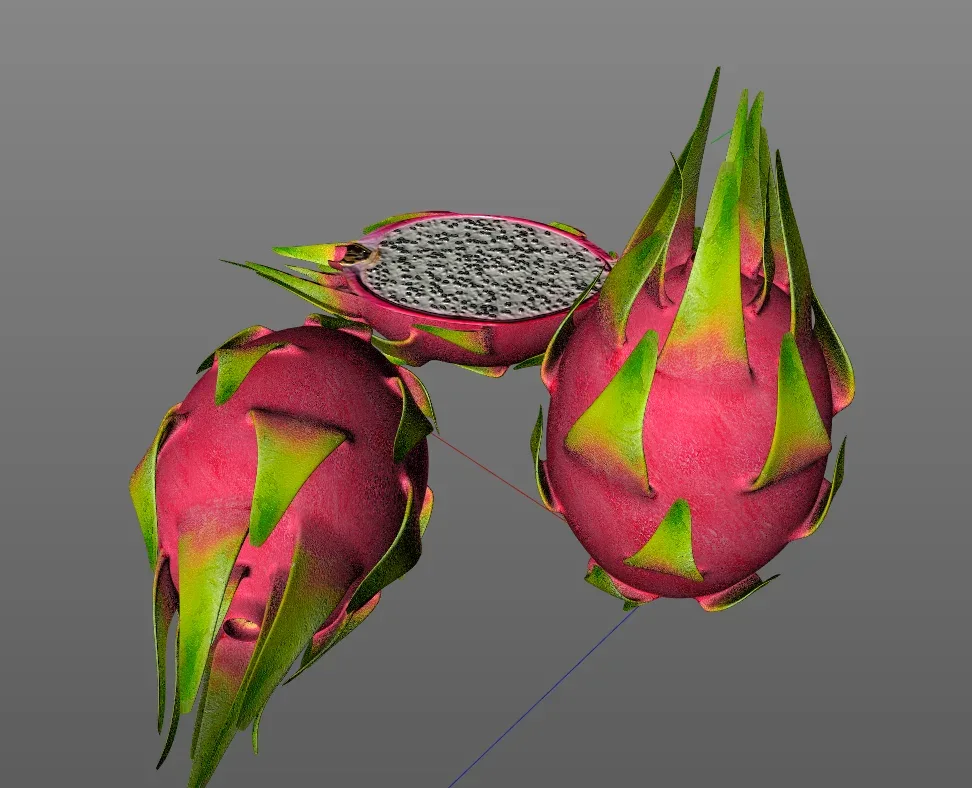 Dragon Fruit 3d model