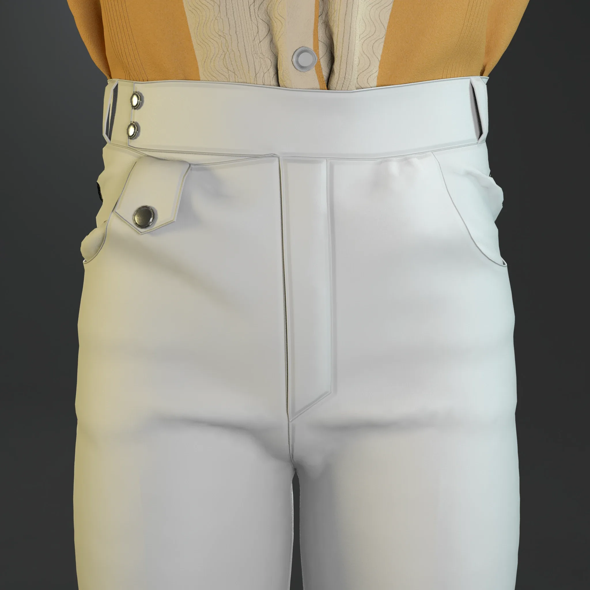 Vintage outfit No.1 (Marvelous Designer & Clo3d & FBX & OBJ & Texture)