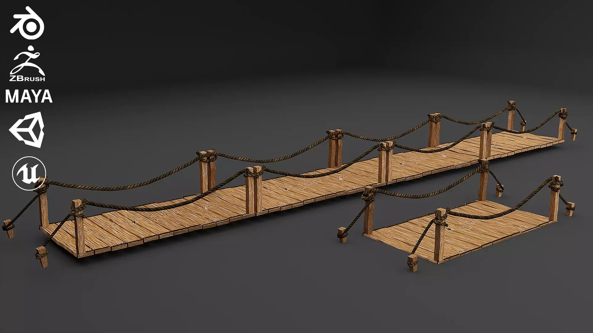 Bridges Bundle Low-Poly