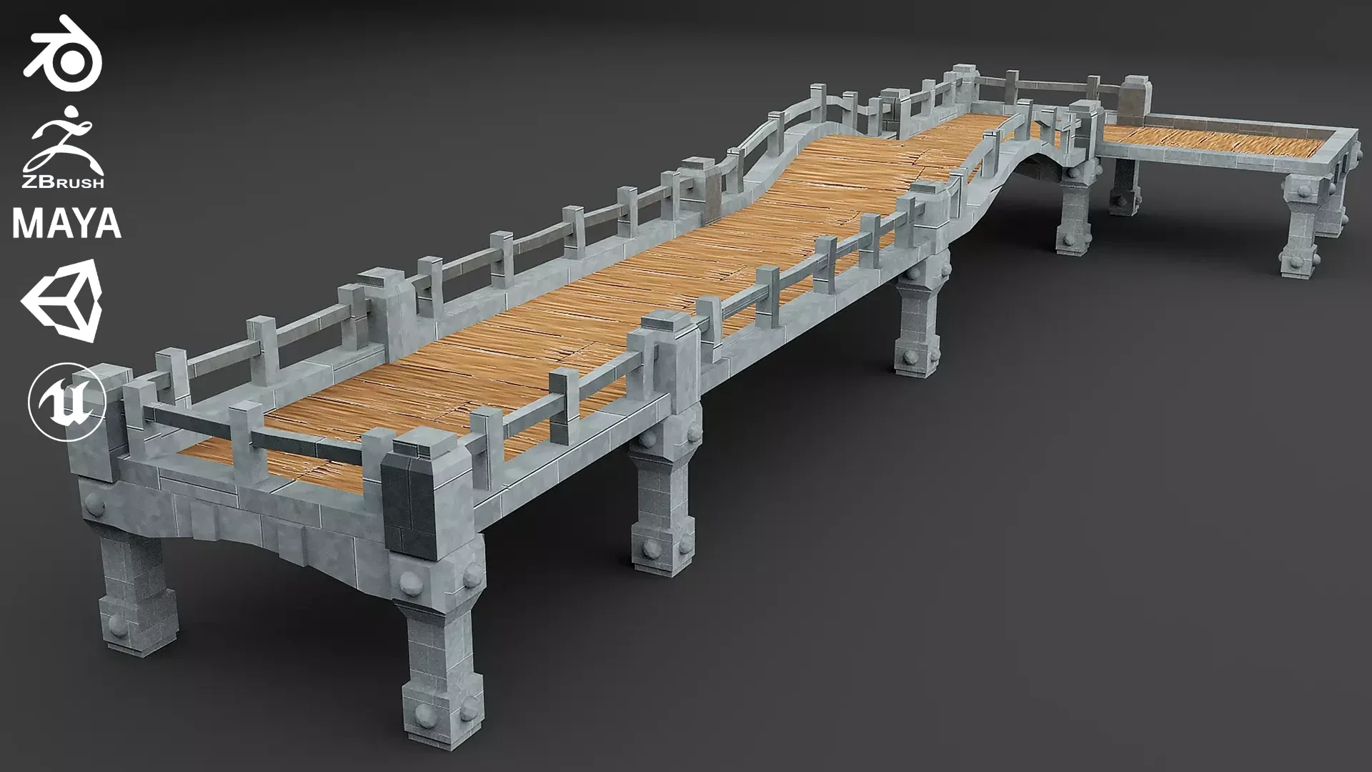 Bridges Bundle Low-Poly