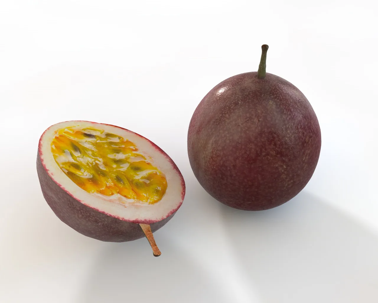 Passion fruit 3d model