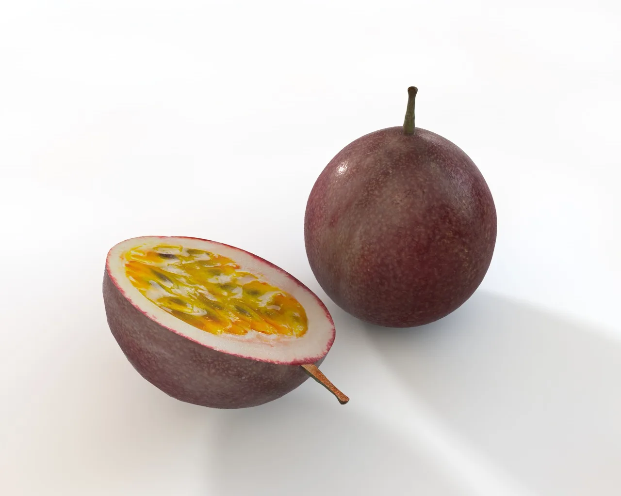 Passion fruit 3d model