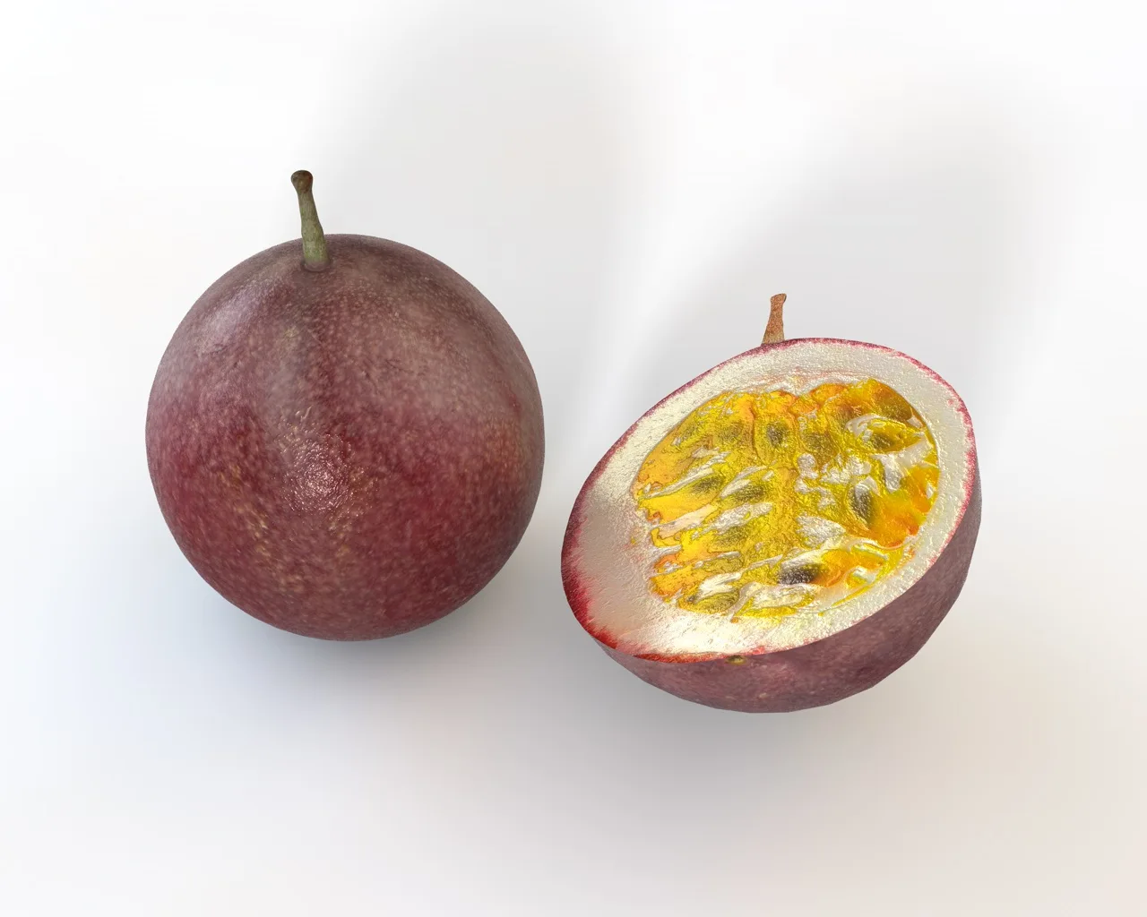 Passion fruit 3d model