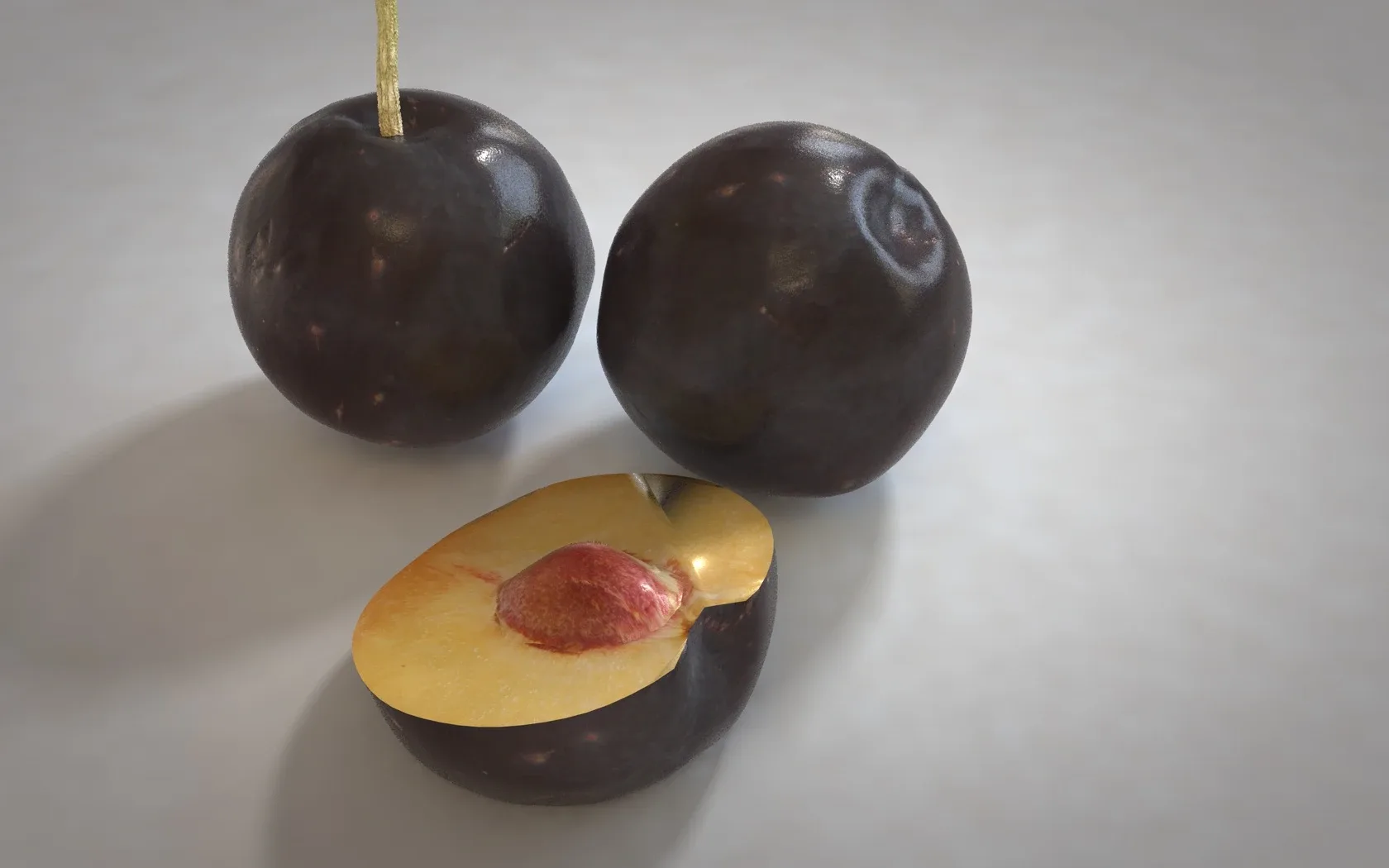 Plum 3d model