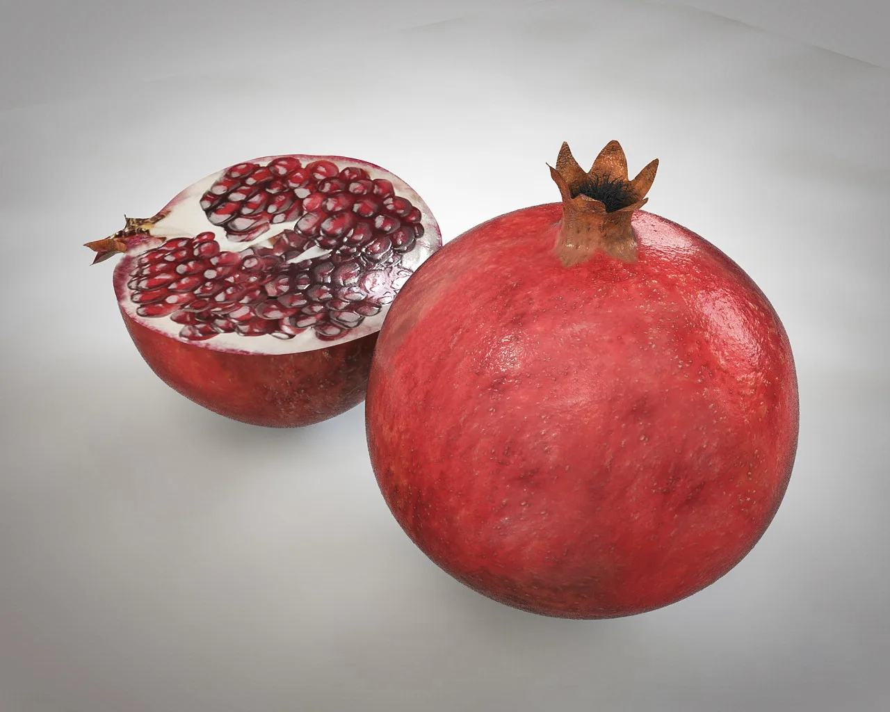 Pomegranate 3d model