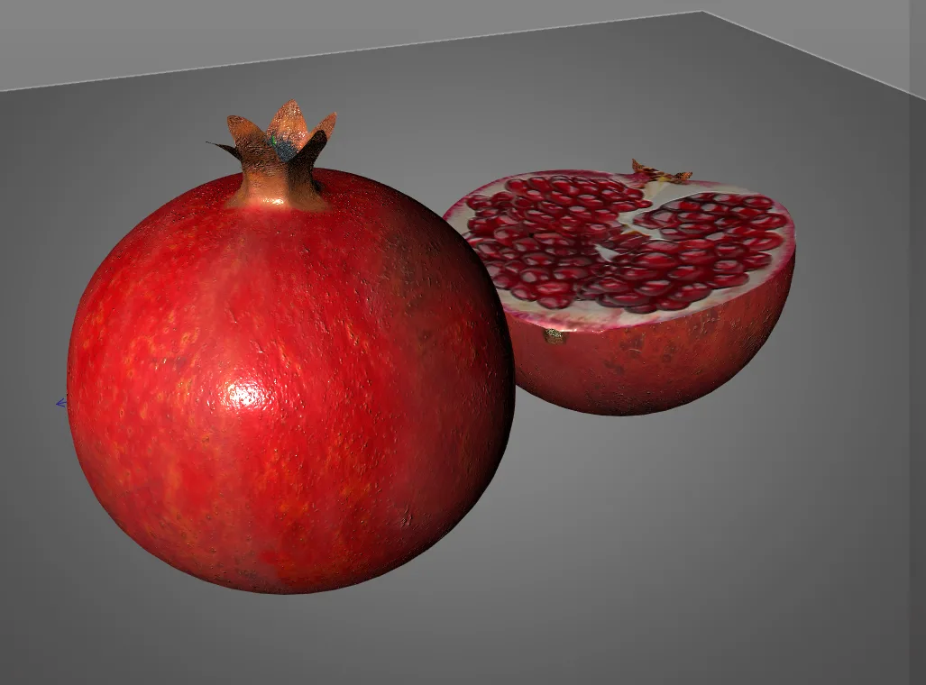 Pomegranate 3d model