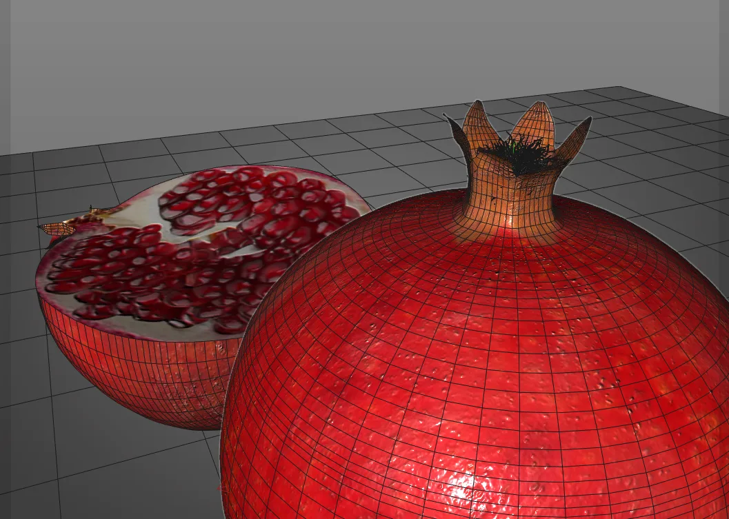 Pomegranate 3d model